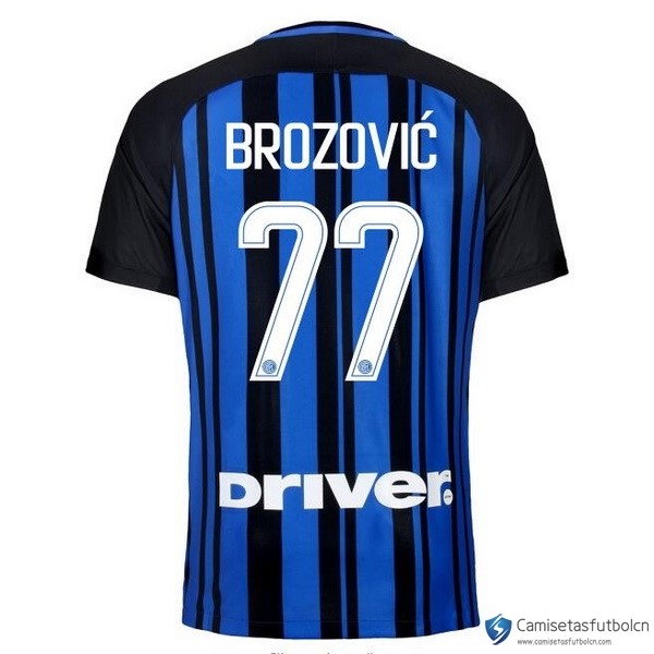 Camiseta Inter Primera equipo Brozovic 2017-18